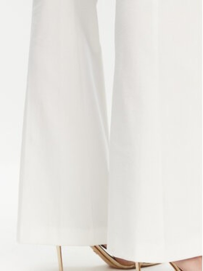 Fracomina Spodnie materiałowe FR25SVA006W51501 Écru Flare Fit