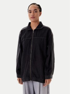 adidas Kurtka jeansowa adicolor Denim Adilenium JY2897 Czarny Oversize