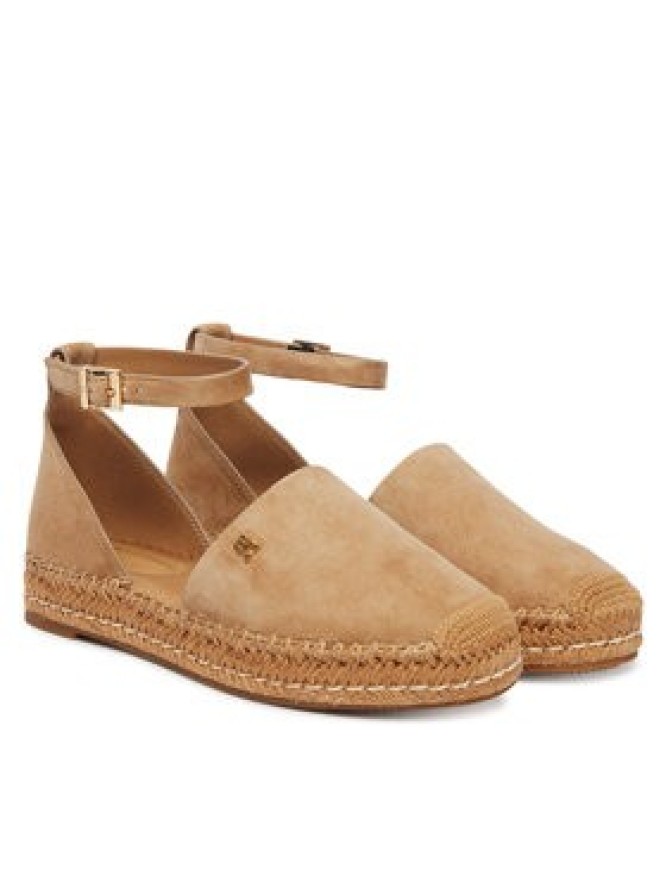 Tommy Hilfiger Espadryle Th Platform Espad Suede Strap FW0FW09144 Beżowy