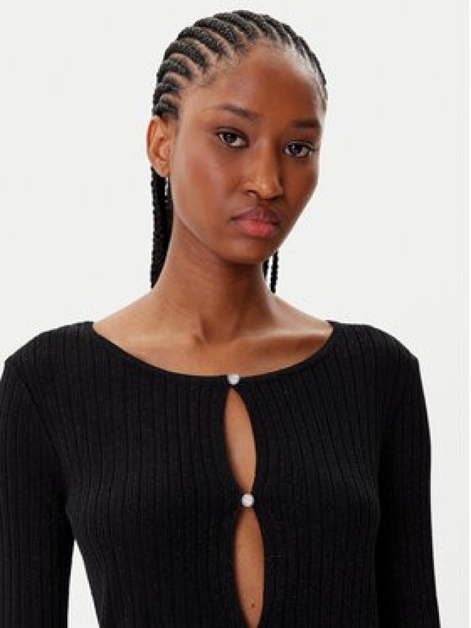 Morgan Kardigan 252-MIZOR Czarny Slim Fit