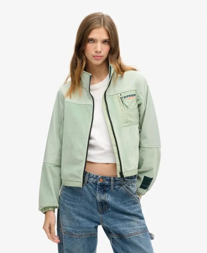 superdry Kurtka Hybrid Trekker Jkt damska – SEA GREEN