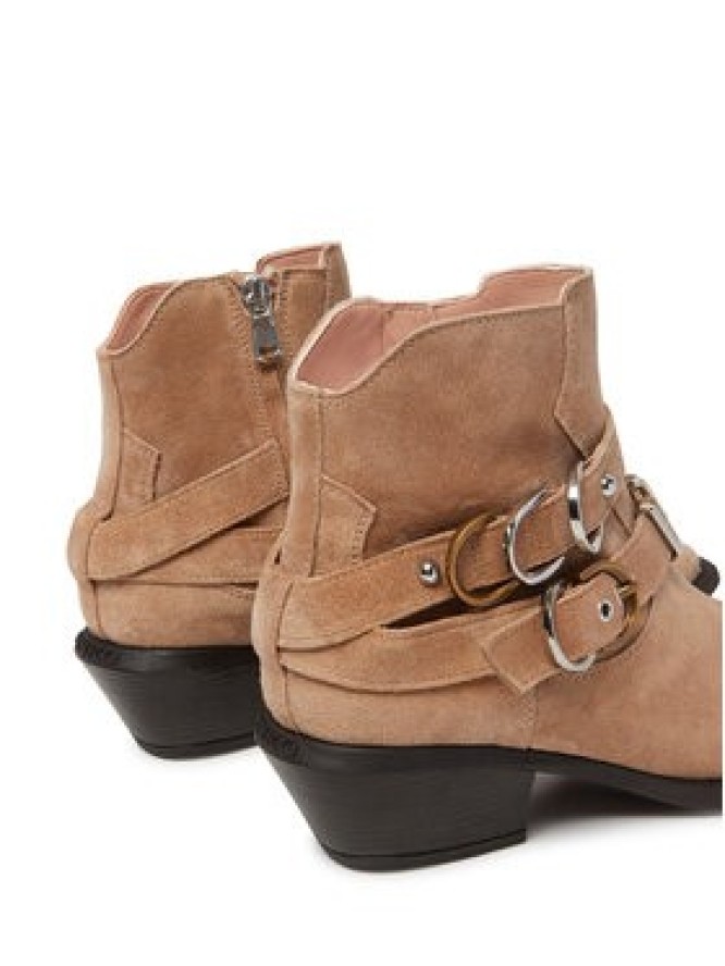 PINKO Kowbojki Tex 13 SD0343 P002 Beżowy