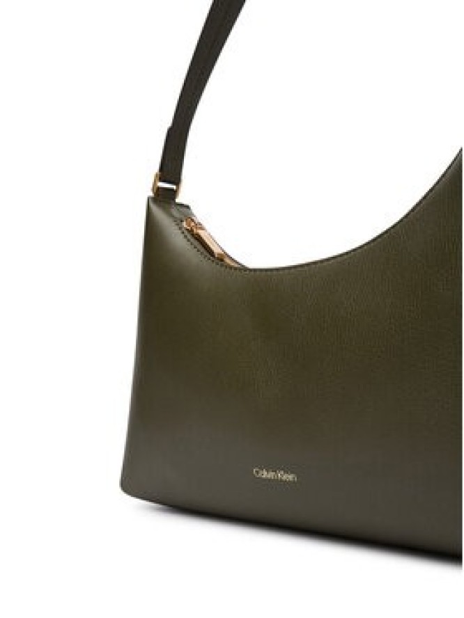 Calvin Klein Torebka Foil Logo Small Shoulder Bag LV04F3890G Zielony ciemny