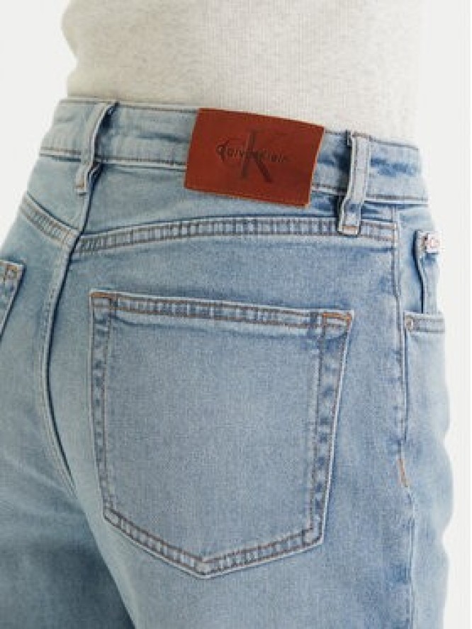 Calvin Klein Jeans Jeansy LV047F670G Niebieski Mom Fit