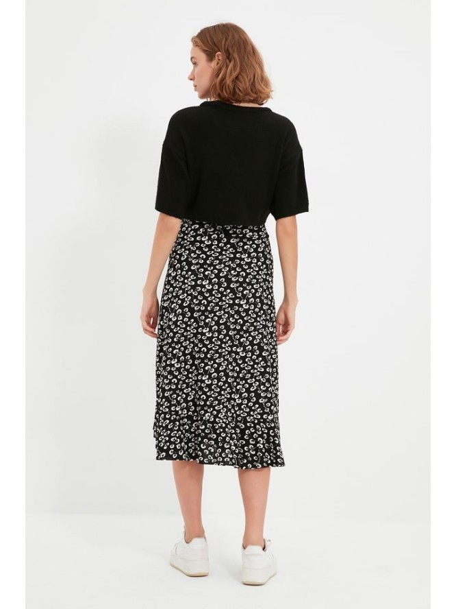 trendyol Spódnica w kolorze czarnym rozmiar: S