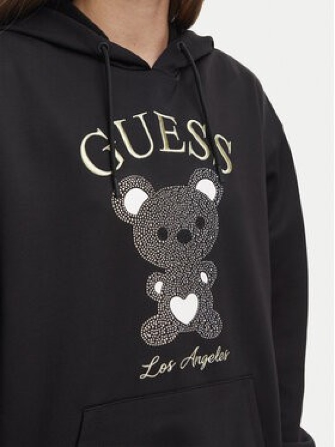 Guess Bluza V6BQ28 K9361 Czarny Oversize