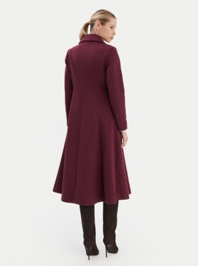 Rinascimento Płaszcz przejściowy CFC0126730003 Bordowy Regular Fit