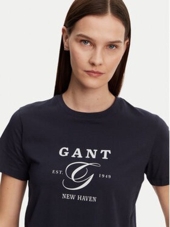 Gant T-Shirt 4200563 Granatowy Regular Fit