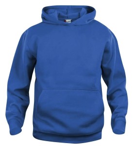 clique Basic Hoody Junior - materiał stabilizowany - royal blue
