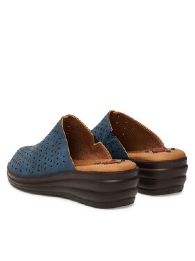 Go Soft Klapki LA3J7701-7 Granatowy