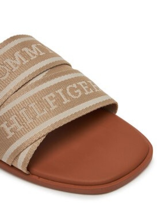 Tommy Hilfiger Klapki Webbing Mule FW0FW08421 Beżowy