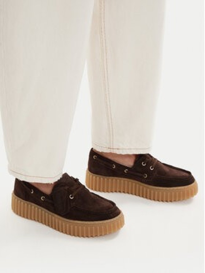 Clarks Półbuty Torhill Boat 26186647 Brązowy