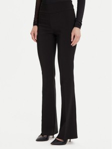 Rinascimento Spodnie materiałowe CFC0125318003 Czarny Flare Fit