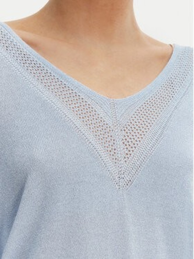 Morgan Bluzka 241-MCHRIS Błękitny Relaxed Fit