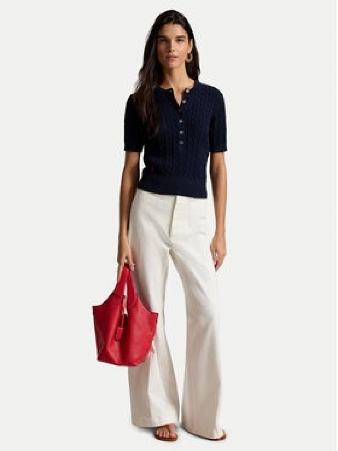 Polo Ralph Lauren Bluzka 211B17746002 Granatowy Regular Fit