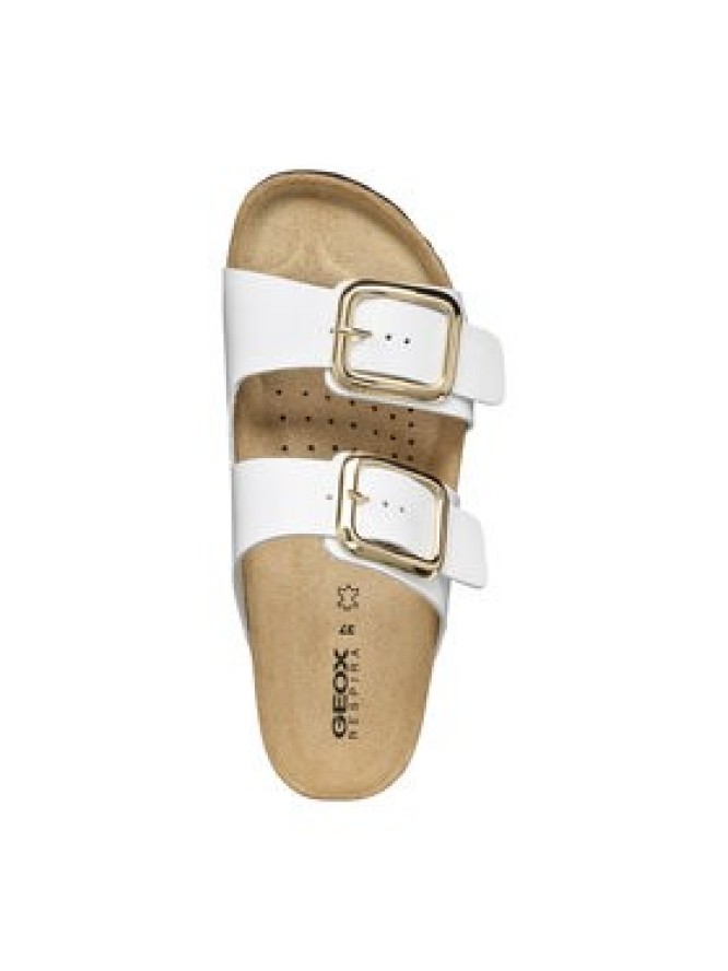 Geox Klapki D Brionia R D45Y3B 00085 C1000 Biały