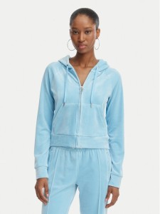 Juicy Couture Bluza Madison JCWAS126326 Błękitny Slim Fit
