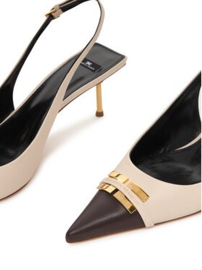 Elisabetta Franchi Czółenka SA57L61E2 Écru