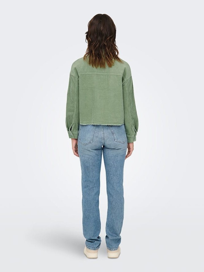 ONLY Kurtka dżinsowa w kolorze zielonym rozmiar: XS