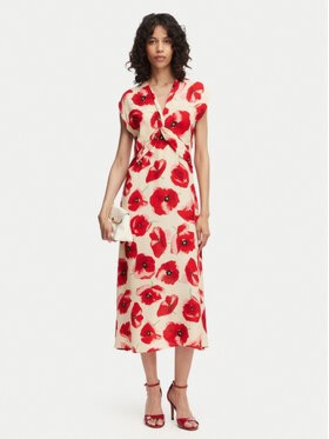 French Connection Sukienka letnia Poppy 719G6 Czerwony Regular Fit