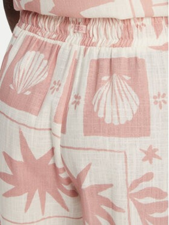 Banana Moon Szorty materiałowe William Floreal MHW03 Różowy Loose Fit