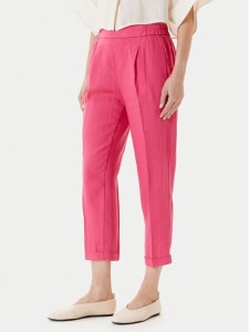United Colors Of Benetton Spodnie materiałowe 4AGH558X5 Różowy Straight Fit