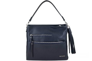 Shopperka skórzana BARBERINI'S 972-4 granatowa