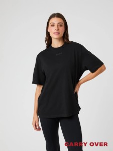 bjorn_borg Oversize T-shirt STUDIO z recyklowanego poliestru - BLACK BEAUTY