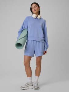 4F Spodenki dresowe z modalem damskie - granatowe XS