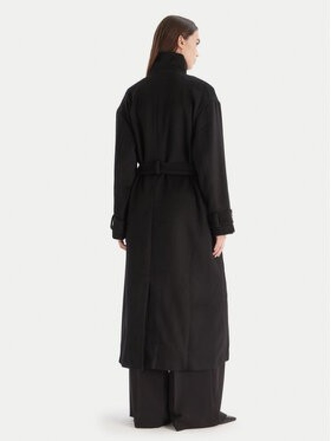 Bardot Płaszcz wełniany Enzo 60087JB Czarny Oversize