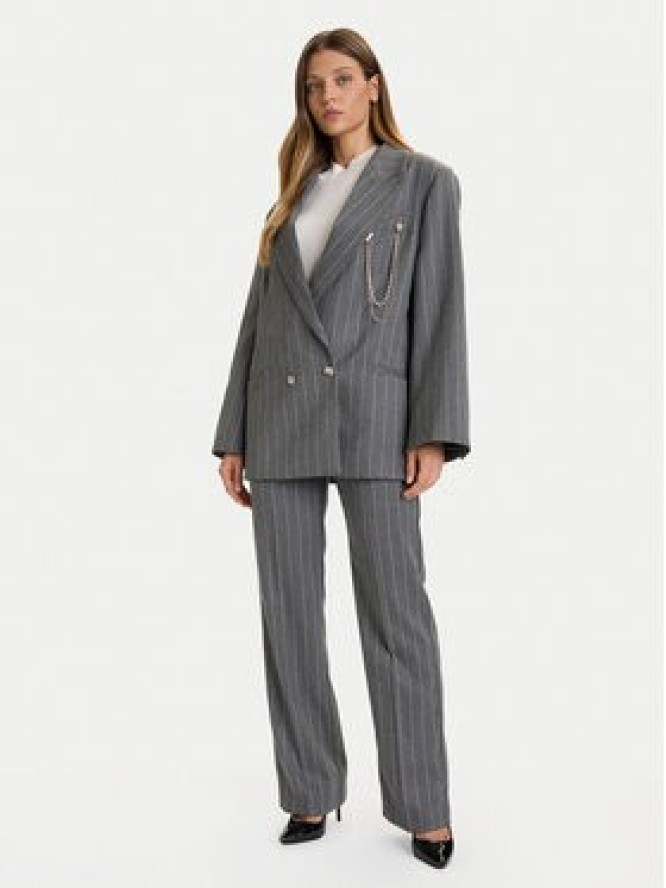 ViCOLO Marynarka TF0110 Szary Regular Fit