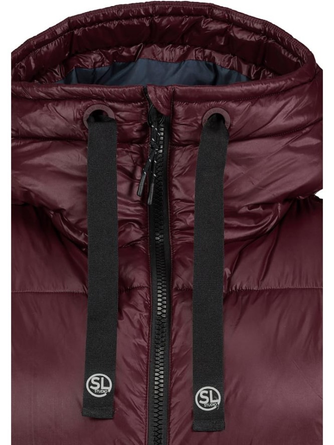 Sublevel Kamizelka pikowana w kolorze bordowym rozmiar: L