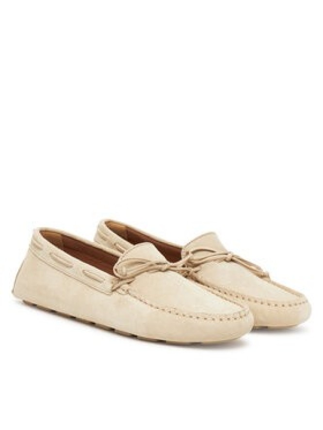 BOSS Mokasyny Roxanne 50553331 10231455 01 Écru