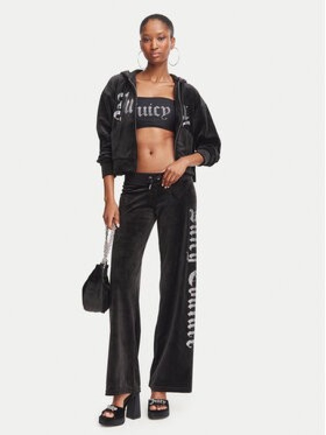 Juicy Couture Bluza Old Gothic JCWAS226333 Czarny Slim Fit