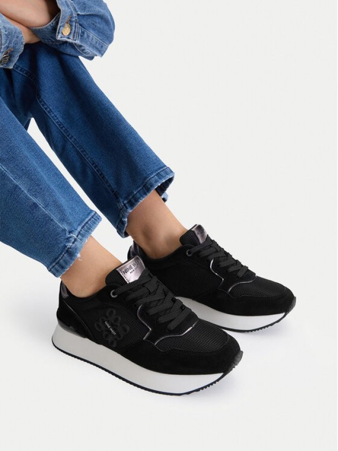 Nine West Sneakersy EO-H24049 Czarny