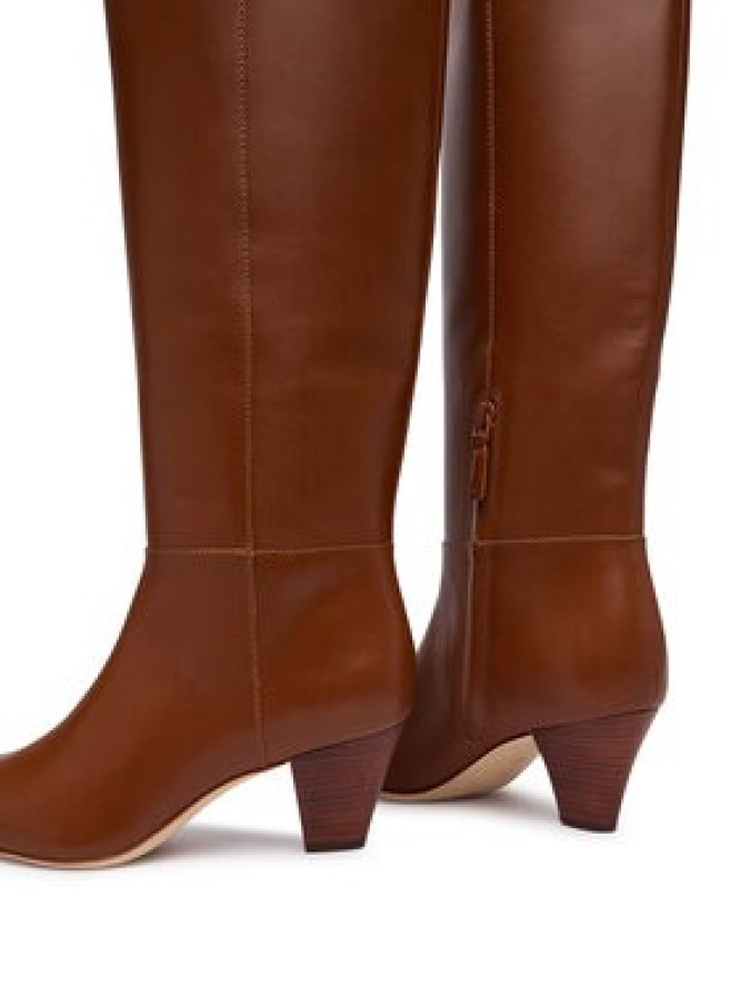 LAUREN RALPH LAUREN Kozaki Emrsyn Tl Hl Bo Tal 802P15714002 Brązowy