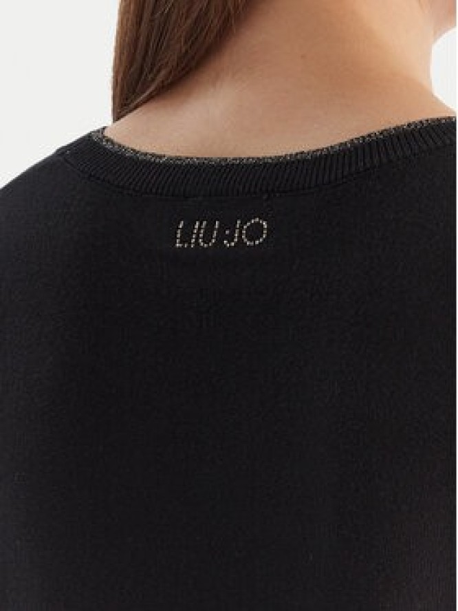 Liu Jo Sweter MF5226 MS49I Czarny Regular Fit