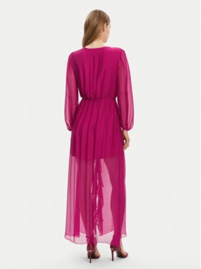 Haveone Sukienka letnia AFF-N013 Różowy Loose Fit