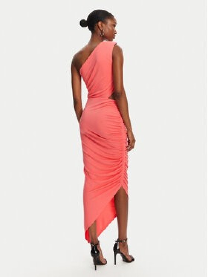 Patrizia Pepe Sukienka koktajlowa 2A2919 J280 R854 Koralowy Regular Fit