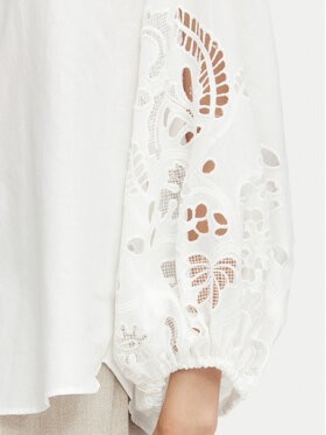 ACCESS FASHION Koszula 63-7039-678 Biały Relaxed Fit