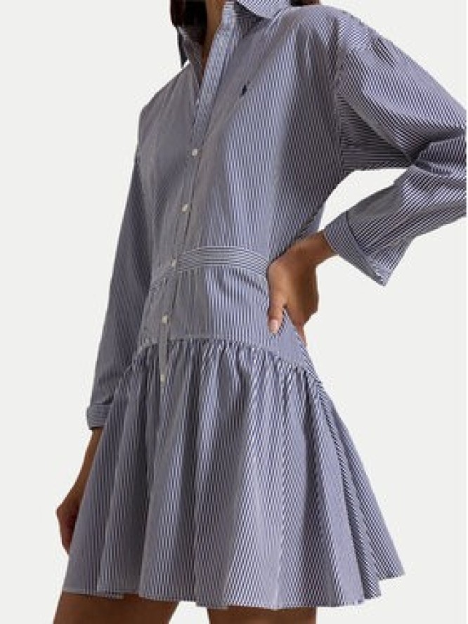 Polo Ralph Lauren Sukienka koszulowa 211B22754001 Granatowy Regular Fit