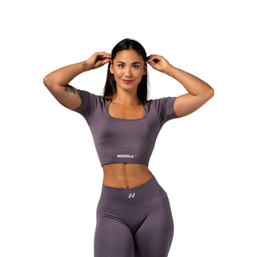 T-shirt damski Nebbia Flow Seamless Shaping
