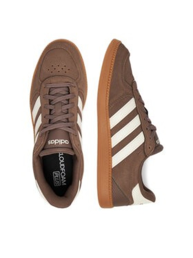 adidas Sneakersy BREAKNET SLEEK JR6905 Brązowy