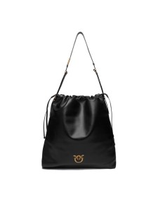 PINKO Torebka Slouchy Extra Ai 25-26 PLTT 104364 A0QO Czarny