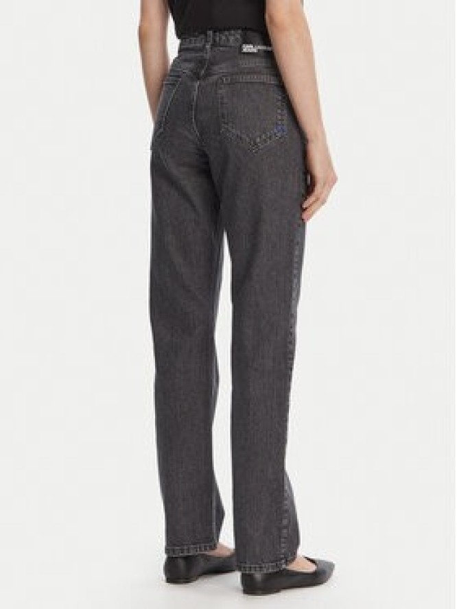 Karl Lagerfeld Jeans Jeansy A3W10003 Szary Straight Fit