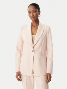 Maryley Marynarka MARYLEY-26EB187 Różowy jasny Regular Fit