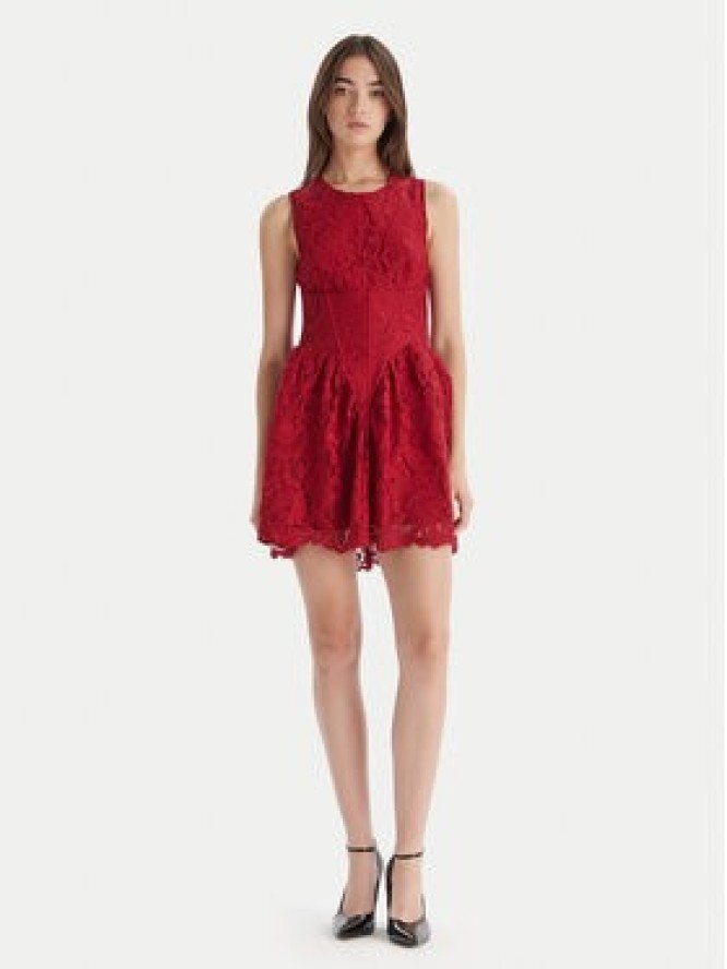 Bardot Sukienka koktajlowa Luisa 60091DB Czerwony Regular Fit