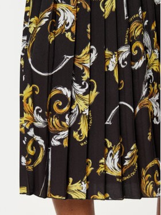 Versace Jeans Couture Spódnica plisowana 78HAE805 Czarny Regular Fit