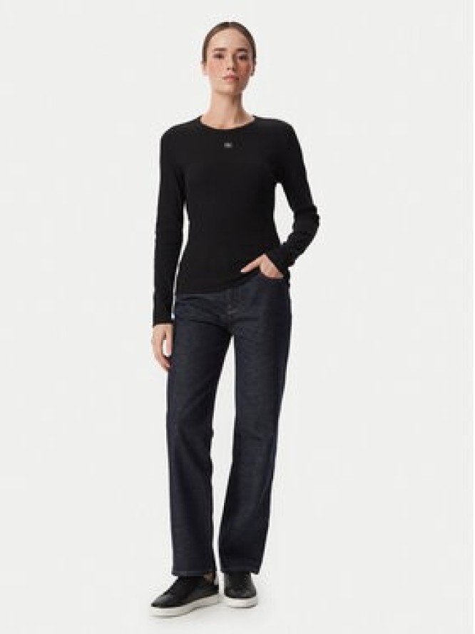 Calvin Klein Jeans Bluzka LV047H259G Czarny Regular Fit