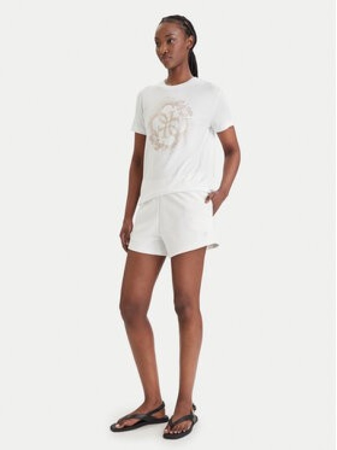 Guess T-Shirt E6GI01 K68D2 Biały Regular Fit
